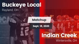 Matchup: Buckeye Local vs. Indian Creek  2020