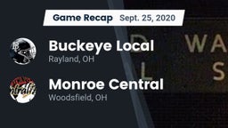 Recap: Buckeye Local  vs. Monroe Central  2020