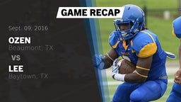 Recap: Ozen  vs. Lee  2016