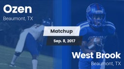 Matchup: Ozen vs. West Brook  2017