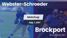 Matchup: Webster-Schroeder vs. Brockport  2017