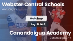 Matchup: Webster Central vs. Canandaigua Academy  2018