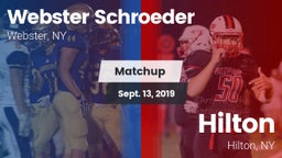 Matchup: Webster Schroeder vs. Hilton  2019