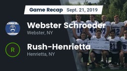 Recap: Webster Schroeder  vs. Rush-Henrietta  2019