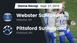 Recap: Webster Schroeder  vs. Pittsford Sutherland 2019