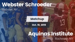 Matchup: Webster Schroeder vs. Aquinas Institute  2019