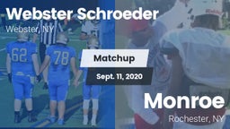 Matchup: Webster Schroeder vs. Monroe  2020