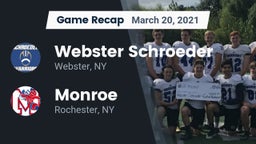 Recap: Webster Schroeder  vs. Monroe  2021