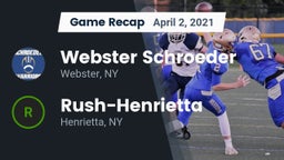 Recap: Webster Schroeder  vs. Rush-Henrietta  2021