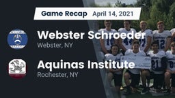Recap: Webster Schroeder  vs. Aquinas Institute  2021