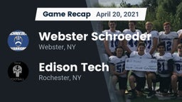 Recap: Webster Schroeder  vs. Edison Tech  2021