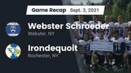 Recap: Webster Schroeder  vs.  Irondequoit  2021