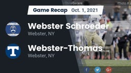 Recap: Webster Schroeder  vs. Webster-Thomas  2021