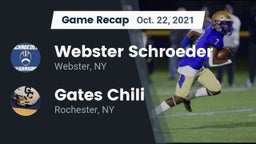 Recap: Webster Schroeder  vs. Gates Chili  2021
