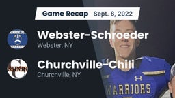 Recap: Webster-Schroeder  vs. Churchville-Chili  2022