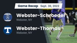 Recap: Webster-Schroeder  vs. Webster-Thomas  2022
