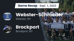 Recap: Webster-Schroeder  vs. Brockport  2023