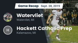 Recap: Watervliet  vs. Hackett Catholic Prep 2019
