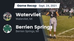 Recap: Watervliet  vs. Berrien Springs  2021