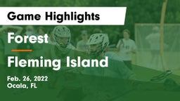 Forest  vs Fleming Island Game Highlights - Feb. 26, 2022