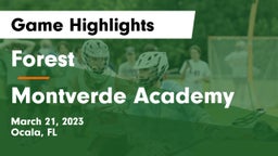 Forest  vs Montverde Academy Game Highlights - March 21, 2023