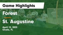 Forest  vs St. Augustine  Game Highlights - April 13, 2023