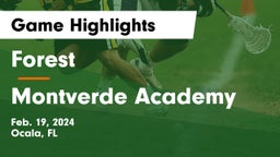 Forest  vs Montverde Academy Game Highlights - Feb. 19, 2024