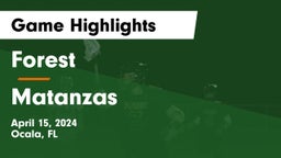 Forest  vs Matanzas  Game Highlights - April 15, 2024