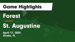 Forest  vs St. Augustine  Game Highlights - April 17, 2024