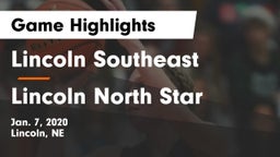 Lincoln Southeast  vs Lincoln North Star Game Highlights - Jan. 7, 2020