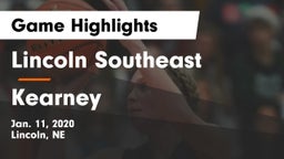 Lincoln Southeast  vs Kearney  Game Highlights - Jan. 11, 2020