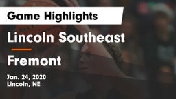 Lincoln Southeast  vs Fremont  Game Highlights - Jan. 24, 2020