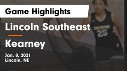 Lincoln Southeast  vs Kearney  Game Highlights - Jan. 8, 2021