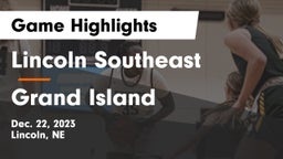 Lincoln Southeast  vs Grand Island  Game Highlights - Dec. 22, 2023