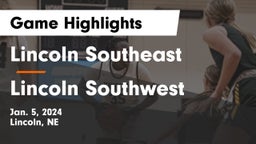Lincoln Southeast  vs Lincoln Southwest  Game Highlights - Jan. 5, 2024