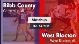 Matchup: Bibb County vs. West Blocton  2016