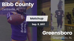 Matchup: Bibb County vs. Greensboro  2017