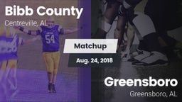 Matchup: Bibb County vs. Greensboro  2018