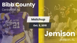 Matchup: Bibb County vs. Jemison  2018