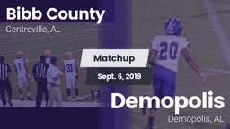 Matchup: Bibb County vs. Demopolis  2019