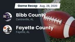Recap: Bibb County  vs. Fayette County  2020