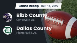 Recap: Bibb County  vs. Dallas County  2022