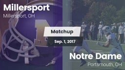 Matchup: Millersport vs. Notre Dame  2017