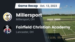 Recap: Millersport  vs. Fairfield Christian Academy  2023