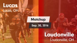 Matchup: Lucas vs. Loudonville  2016