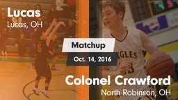 Matchup: Lucas vs. Colonel Crawford  2016