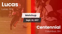 Matchup: Lucas vs. Centennial  2017