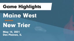 Maine West  vs New Trier  Game Highlights - May 14, 2021