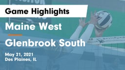Maine West  vs Glenbrook South  Game Highlights - May 21, 2021