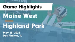 Maine West  vs Highland Park  Game Highlights - May 25, 2021